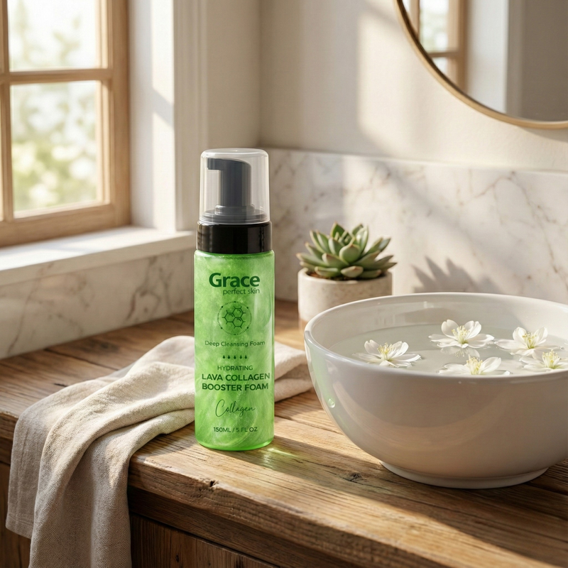LAVA COLLGEN BOOSTER FOAM – Grace Perfect Skin